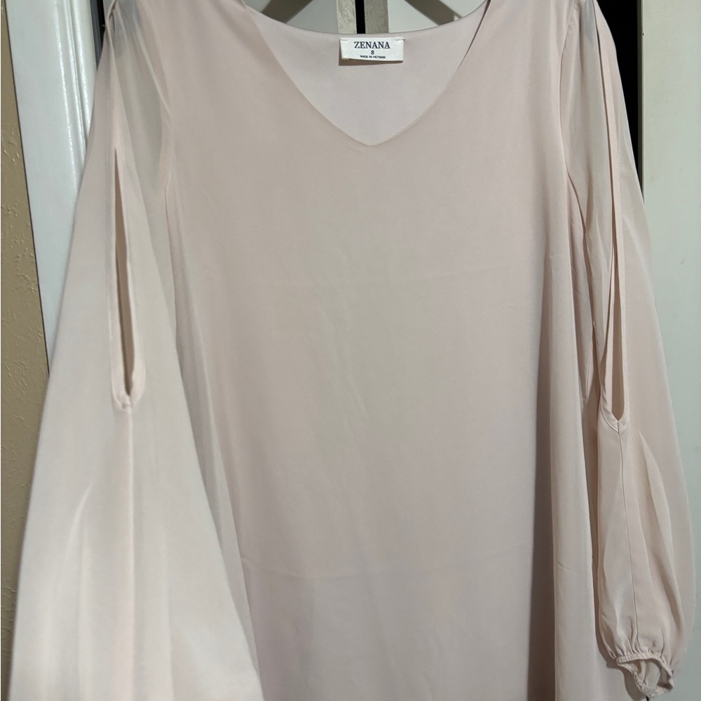 Zenana Light Pink Blouse